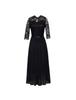 2025 Elegantes Europäisches & Amerikanisches Spitzen Brautjungfern- & Abendkleid für Damen