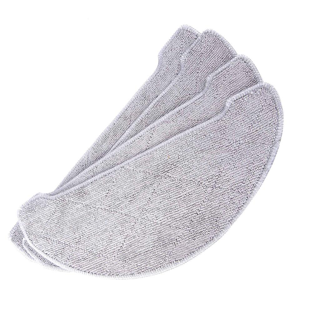 2025+ 4PCS Replacement Mop Cloths Cleaning Pads for T10 Q6 Pro Robot Vacuum Cleaner, Microfiber Mopping Pads