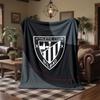 Athletic Bilbao Football Print Flannel Blanket Soft Warm Sofa Bed Throw Blanket For Home Office Bedroom