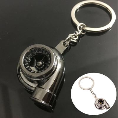 Metall Kreative Automotive Turbo Ladegerät Schlüsselbund Gebläse Auto Schlüssel Ring Schlüsselanhänger Schmuck Auto Styling