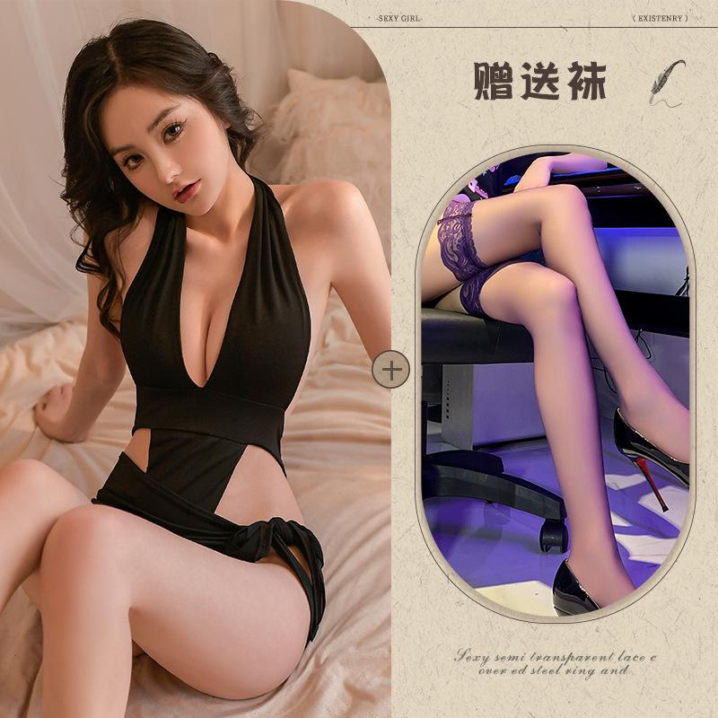 New sex underwear women's dead library water even sexy open file free secretary suit hip skirt sexy nightclub uniform