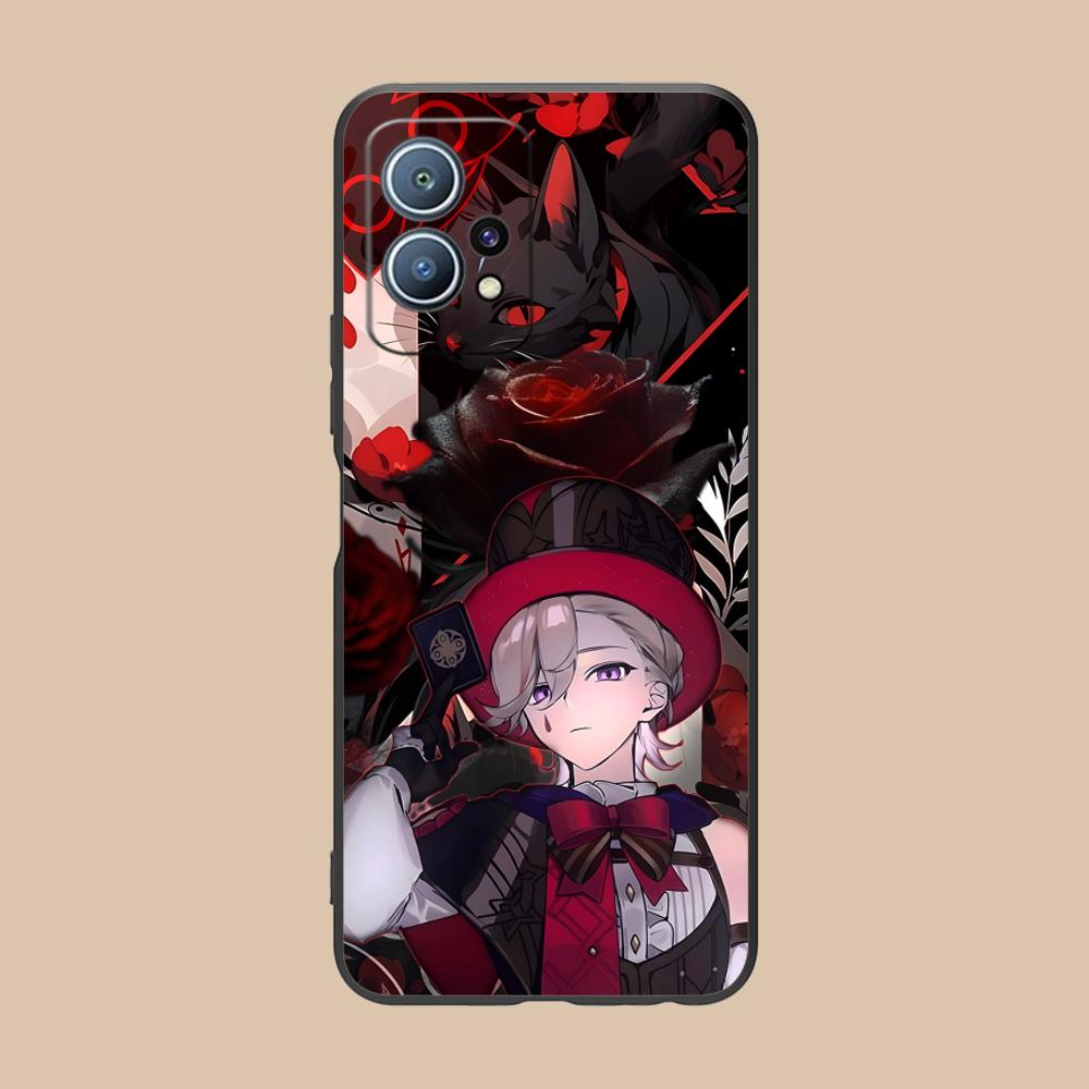 Game GI Lyney Matte TPU Mobile Phone Case for Huawei P60 P50 P40 P30 P20 P10 P9 P8 Pro Lite Plus Colorful Printing Cover