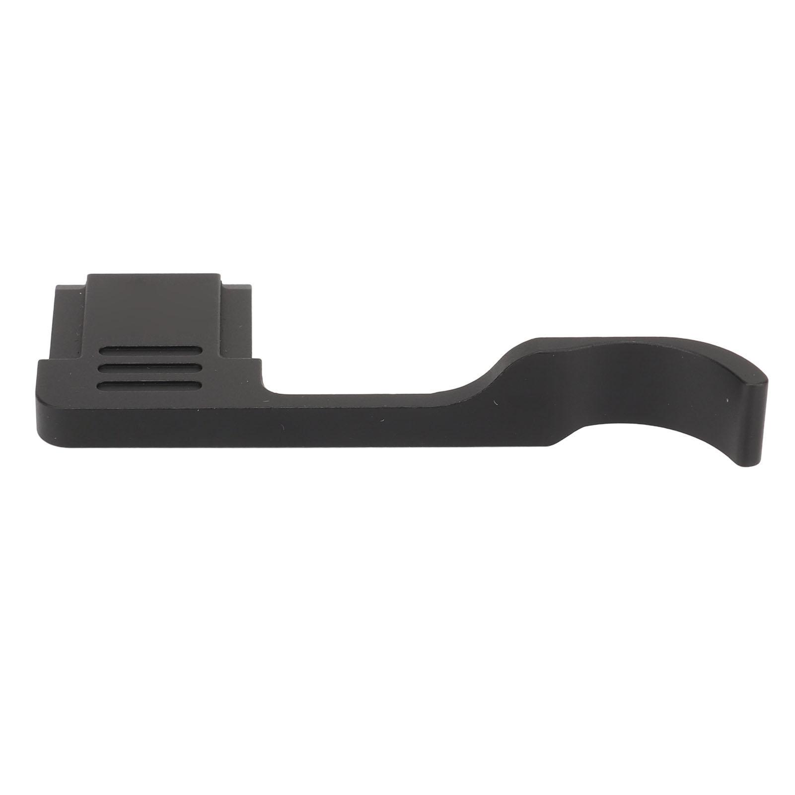 

Camera Thumbs Up Grip with Hot Shoe Interface Black Aluminum Alloy Anodized Camera Thumb Grip