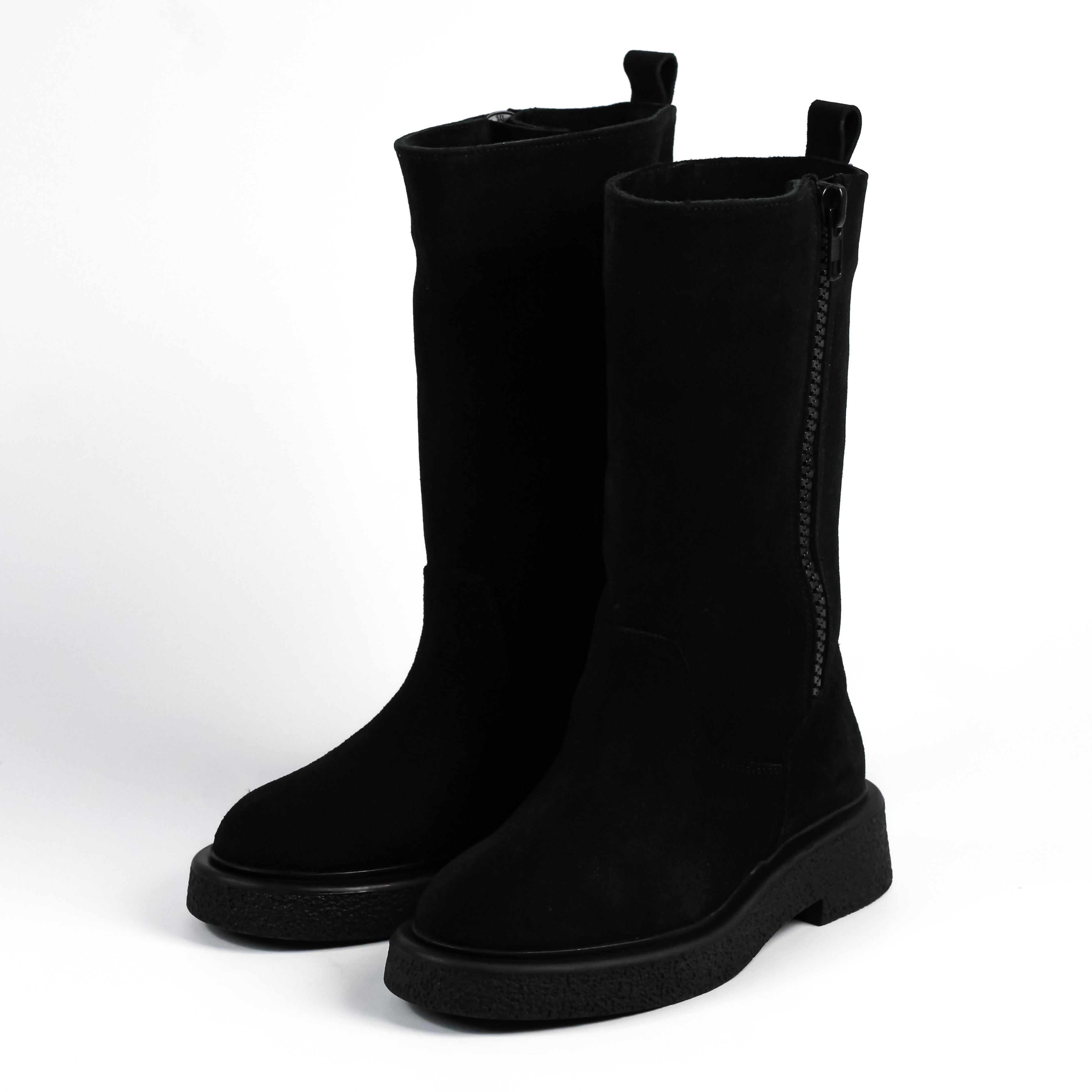 

Напівчоботи Evromoda 908025 36 Чорні замша 38 чорний