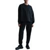 Nike Solid Color Crew Neck Pullover Long Sleeve Loose Sweatshirt Women Sweatshirt Black HQ8194-010