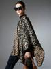 Autumn Winter Scarf Women Lady Layers Poncho Elegant Luxury Retro Leopard Print Shawl Scarve Capa Para Mujer Fashion Party New