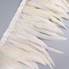 25-30cm Rooster Feather Trimming Chicken Feathers Trims Rooster Tail Feather Ribbon Dress Skirt Costume Carnival Decoration