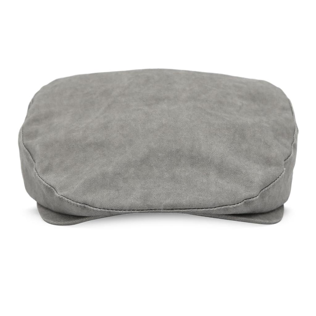 Vintage Classic Washed Cotton 4 Season Standard Size Unisex Painter Beret Hunting Retro Cap Korean Hat for Women [UNDERCONTROL] (Dust Gray)