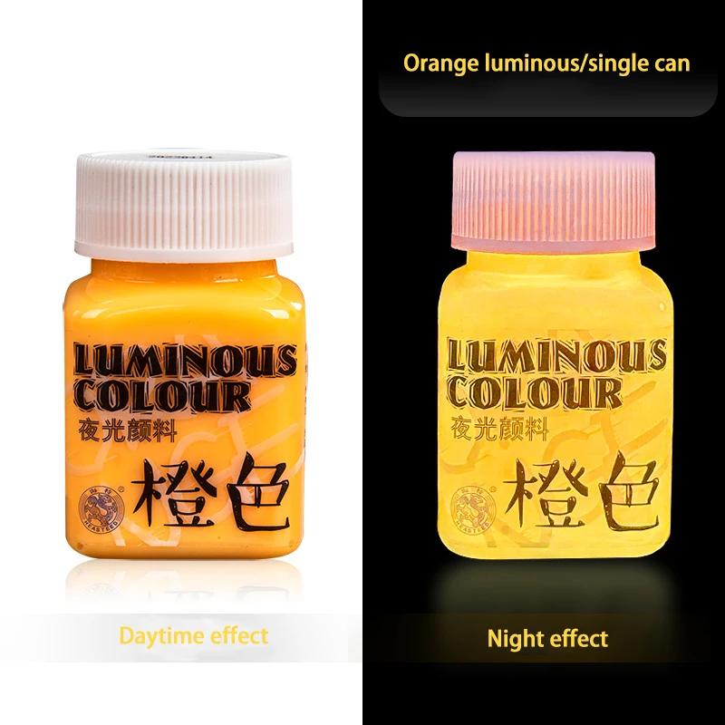 58ML Luminous Acrylic Pigment Fluorescent Paint Glow in Dark DIY Halloween Party Jewelry Nail Art Nail Beauty Resin Pigment