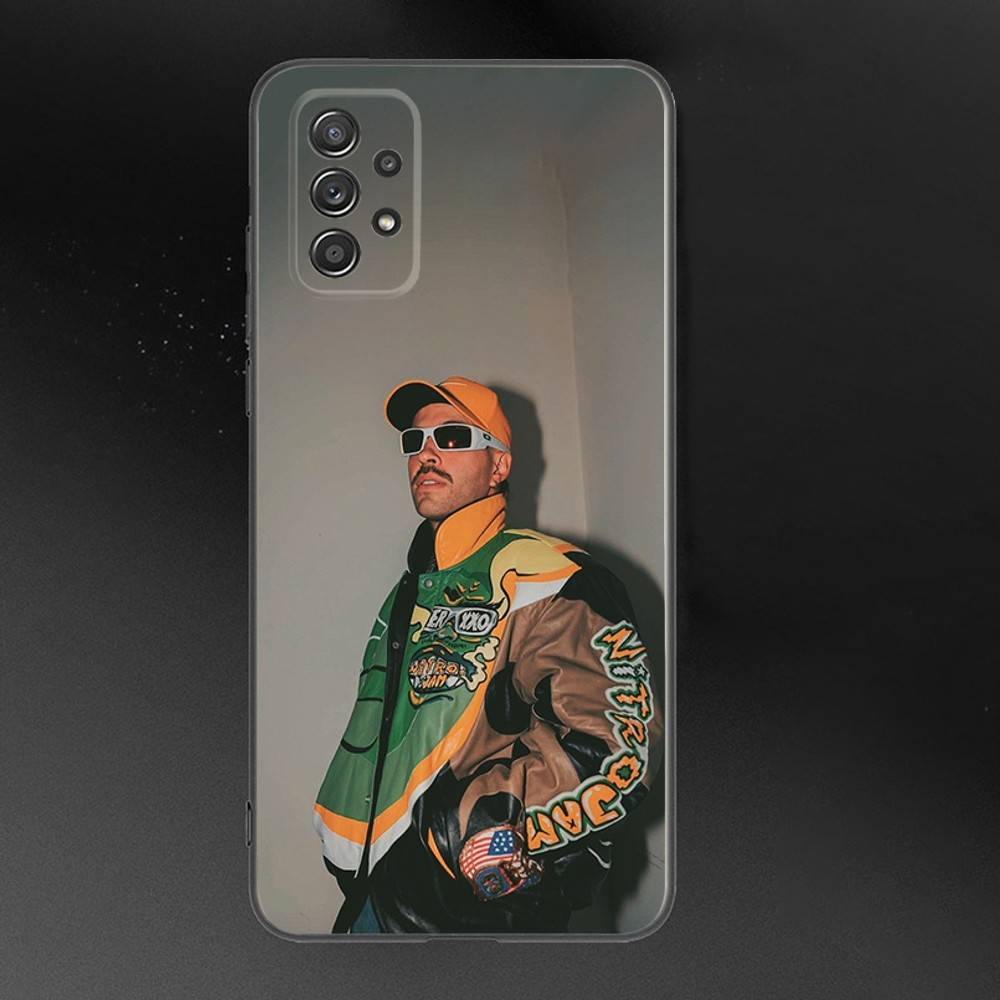 

Feid Ferxxo SIXDO MOR Phone Case For Samsung Galaxy A 91,80,73,72,71,53,52,51,22,5G Shockproof Soft Black Cover Samsung a52 a52S