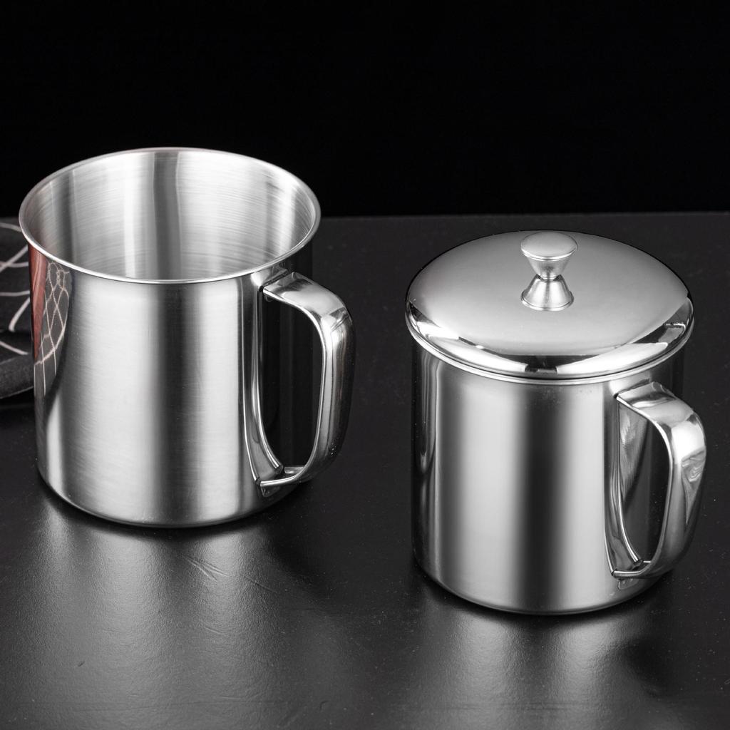 304 Stainless Steel Camping Cup with Lid - Kids' Custom Drinking Cup