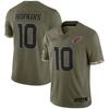 Maillot de Rugby Homme Manches Courtes T-Shirt Vert Militaire Décontracté Sport Top Entraînement Course à Pied Fitness