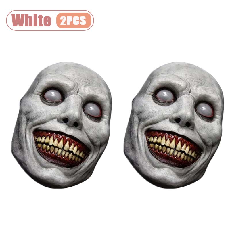 1-4 Pezzi Maschera Demone Sorridente di Halloween Esorcista Fantasma Costume Accessorio per Festa per Decorazione Casa Infestata e Festa Cosplay