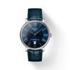 Leather Strap Blue Dial Men's Fashion Watch T122.407.16.043.00