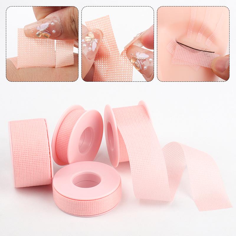 Breathable Non-Woven Eyelash Extension Adhesive Tape with Plastic Core