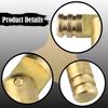 10 Brass Furniture Hinges, Cylindrical Barrel Concealed Hinges for Music Boxes,