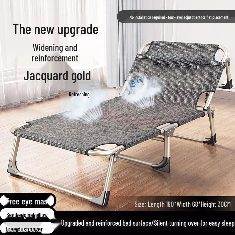 Reinforced Multifunctional Folding Recliner Bed for Home and Office