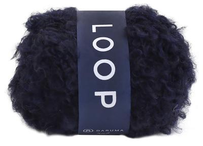 Yokota DARUMA Loop Extra Pack of 5850 Yarn, Thick, Col. 3, Blue, 30g, Approx. 43m, 5,