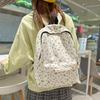 Japanese Ins Style Sweet Corduroy Backpack Autumn and Winter College Style Large Capacity Backpack Travel Backpack