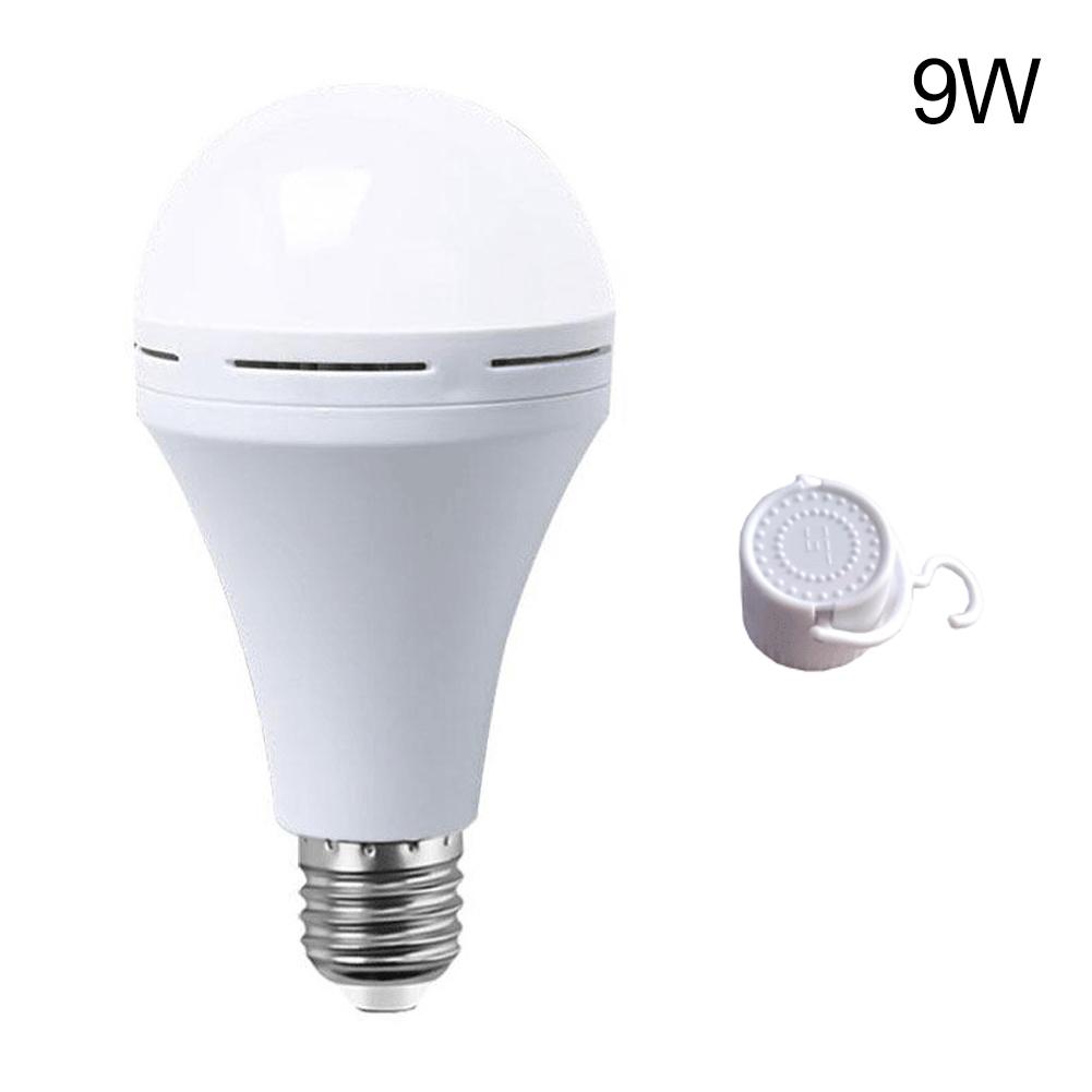 Emergency LED Light Bulb E27 9w 15w Rechargeable 1200mAh Battery 85-265V 110V 220V for Camping Tent Lamp Outdoor Lighting