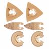 6PCS Hard Alloy Saw Blades Multifunctional Oscillating Saw Blades Tool Woodworking Supplies