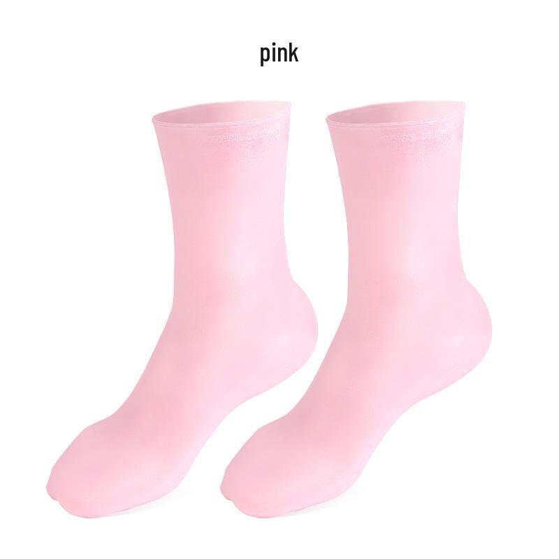 

Соты SEBS носок: Амортизация, Снятие давления, Смягчает кутикулу, Эластичный и приятный для кожи для мужчин и женщин. Large (40-44) розовый