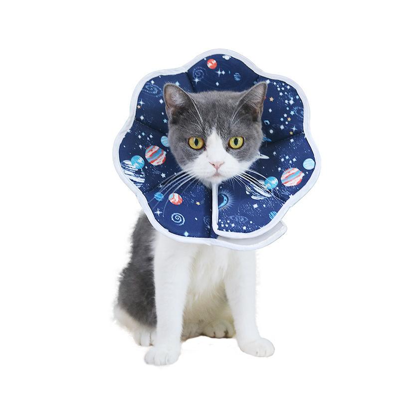 Popular Cat Collar Waterproof Lick proof Sterilized Pet Head Cover Folding Neck Ring Cat and Dog Collar