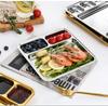 Korean Style 304 Stainless Steel Multi-purpose Compartment Plate