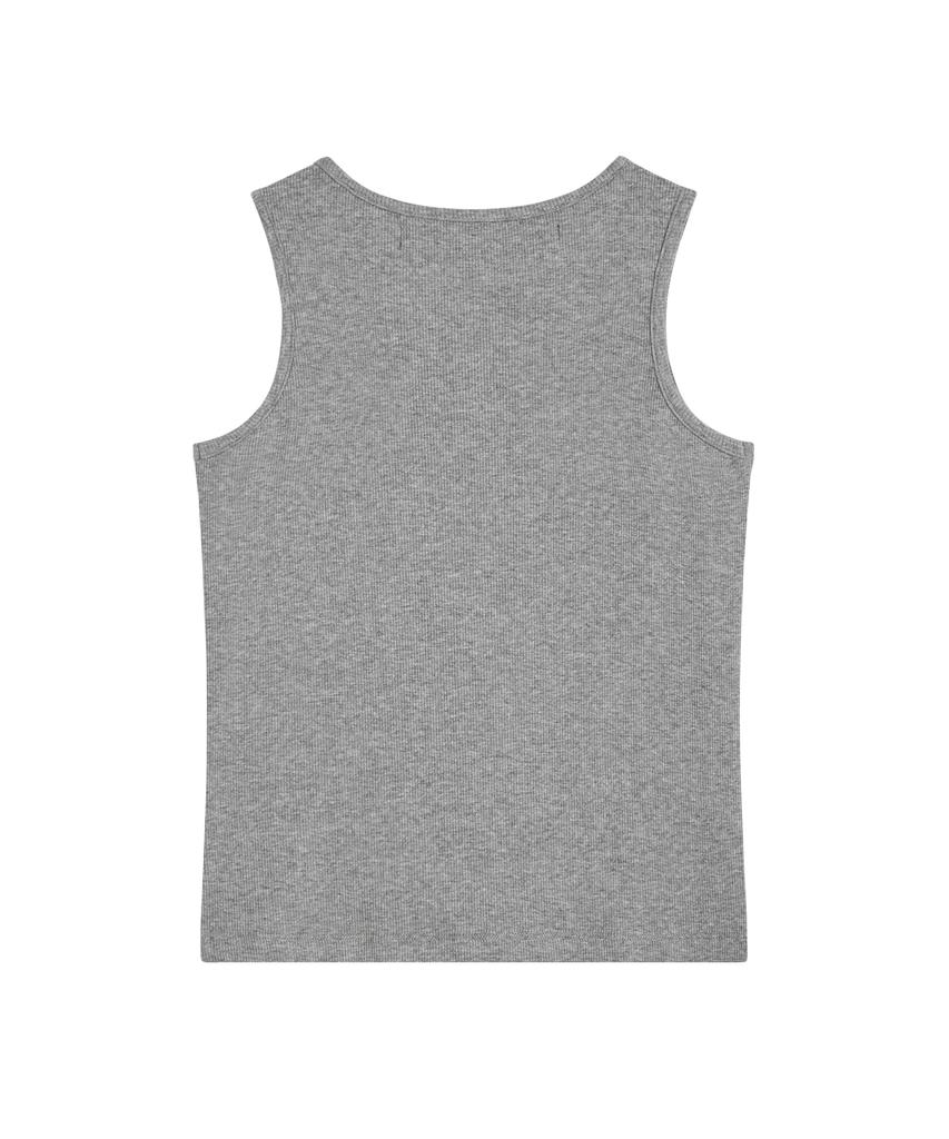 REST&RECREATION Sleeveless Cardigan - Gray