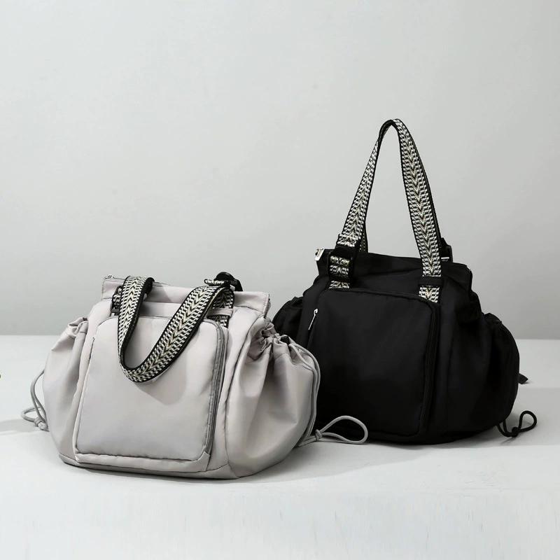 Women s Minimalist Solid Backpack Embroidery Decor Casual Daypack Adjustable Lightweight Shoulder Bag Travel Shopping Daily Backpack 1930₽