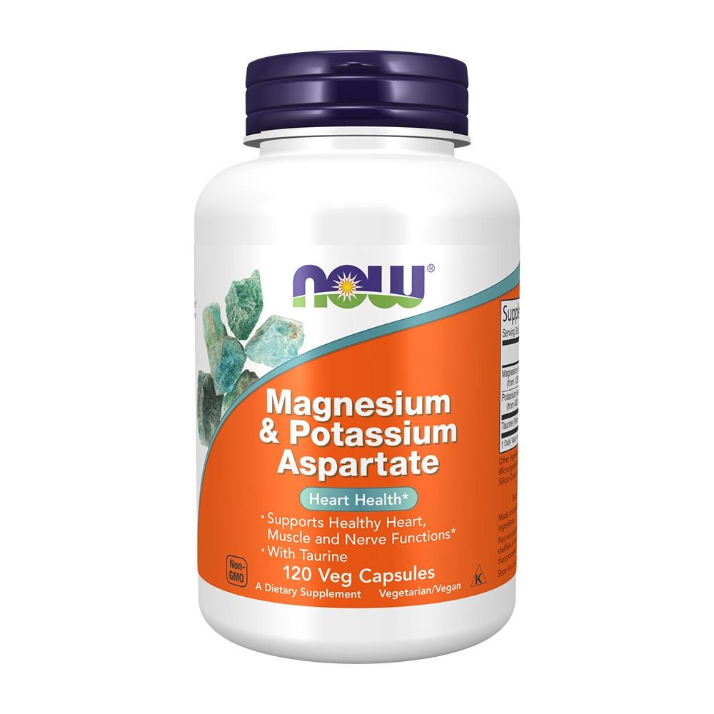 

Magnesium & Potassium Aspartate, 120 Veg Capsules