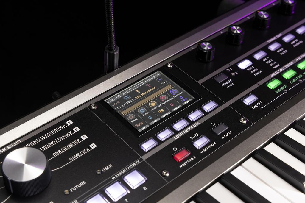 KORG microKORG 2 Analoge Tasten Synthesizer Modeling/Vocoder/Kompakt/Farbdisplay/Batteriebetrieben/37 MK-2