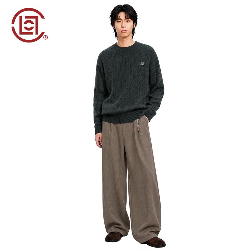 CLOTTEE by CLOT Ethnischer Anhänger Gebogener Schnitt Lässige Hose