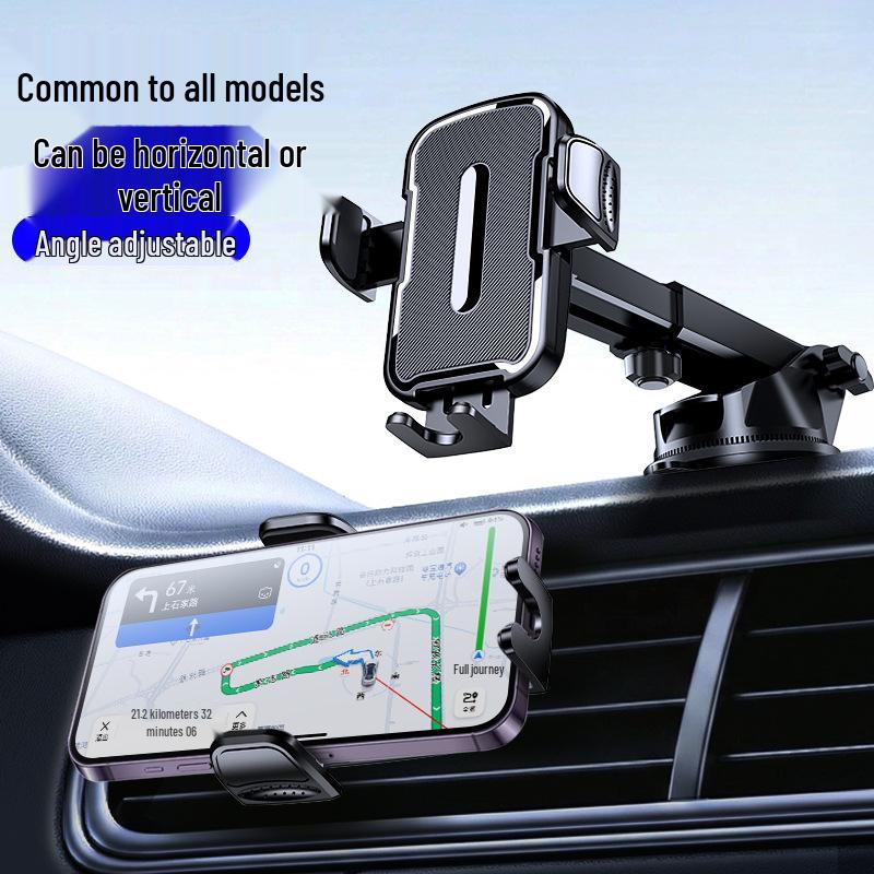 2026 Auto-Handyhalterung mit Vakuum-Saugnapf - Armaturenbrett-Navigationshalterung.
