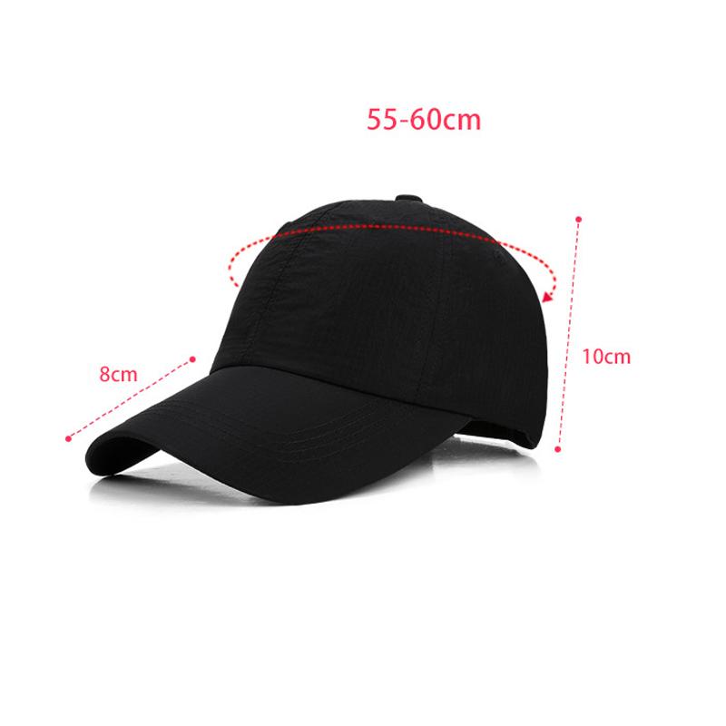 Summer Sunshade Sunscreen Cap Quick-Drying Waterproof Baseball Cap Men's Outdoor Sports Cool Breathable Cap