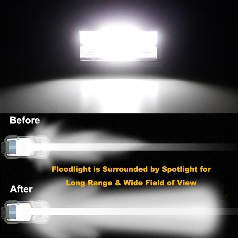 288W terénní nákladní vozidlo lehké řidičské světlo 6palcový lodní čtyřkolka pracovní světelné tyče pro auto příslušenství