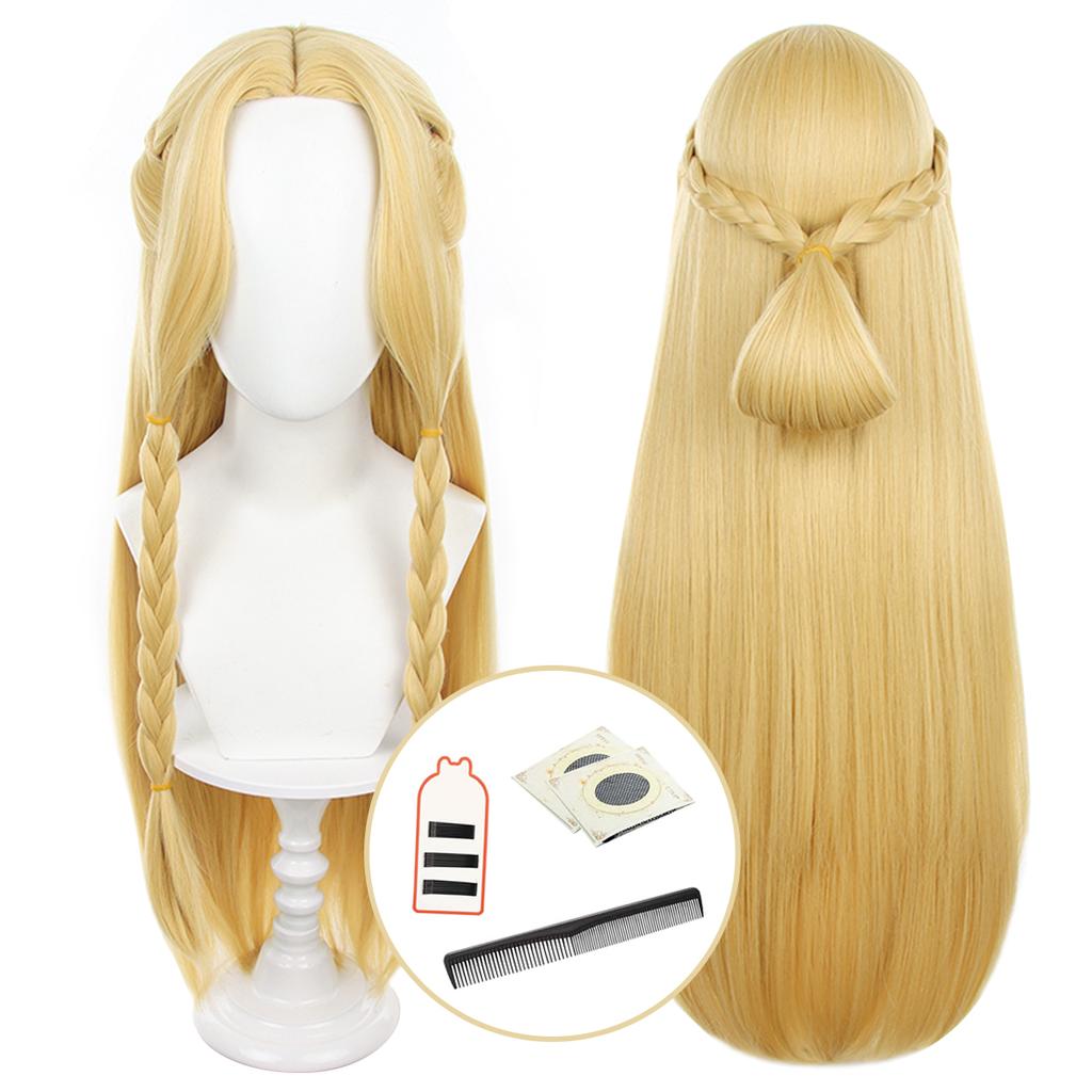Holoun Delicious Dungeons Meshi  Anime Marcille Cosplay Costume Wig Shawl Cloak Dress Pants Rose Net Halloween Christmas Gift