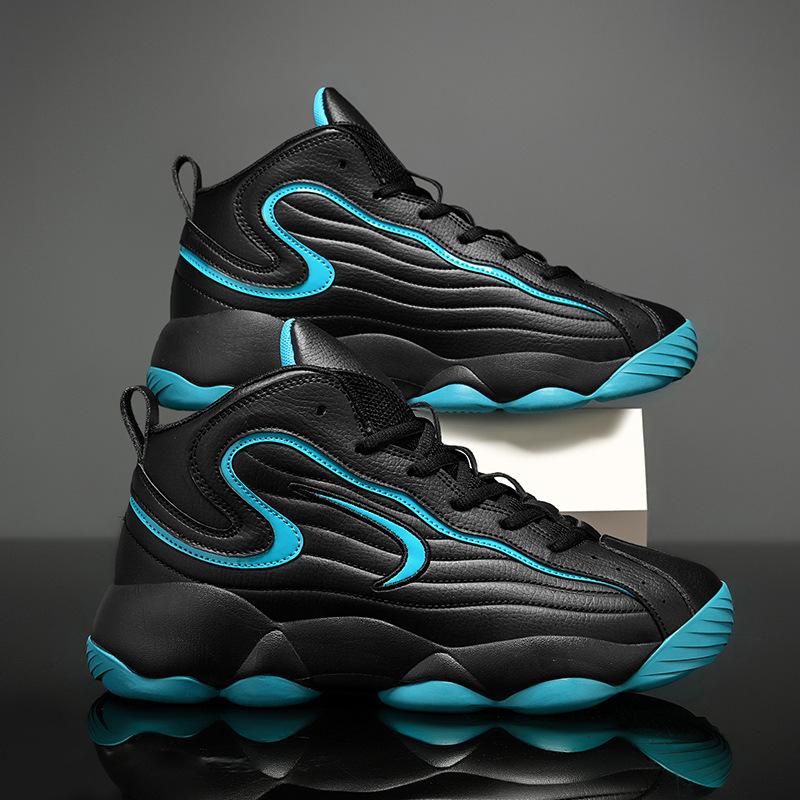 

Мужская спортивная обувь 2025 осень новая кожаная трендовая обувь корейская версия мода внешняя торговля большой размер 48 размер популярные баскетбольные кроссовки 48