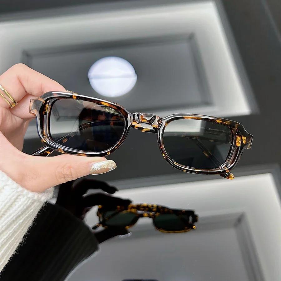 Retro Square Sunglasses Women Men Brand Designer Fashion Black Sun Glasses Male Female Vintage Mirror Shades