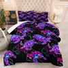 Colorful Sea Turtle Digital Print Comforter Set - 3 Piece Bedding Set