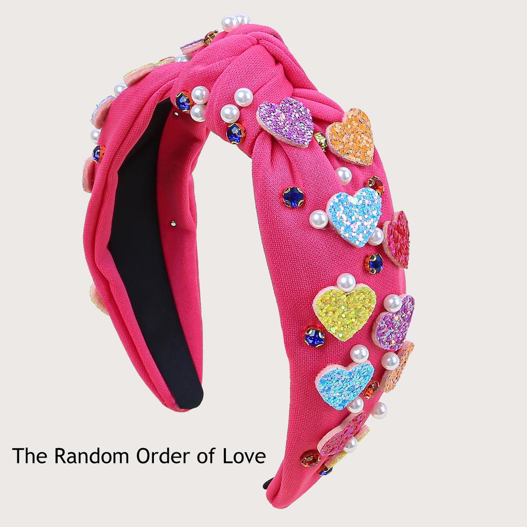 Damen Perle Kristall Stirnbänder Mädchen Glitzer Stern Stirnband Feiertagsparty Herz Haarreifen Kinder Kinder Haarschmuck