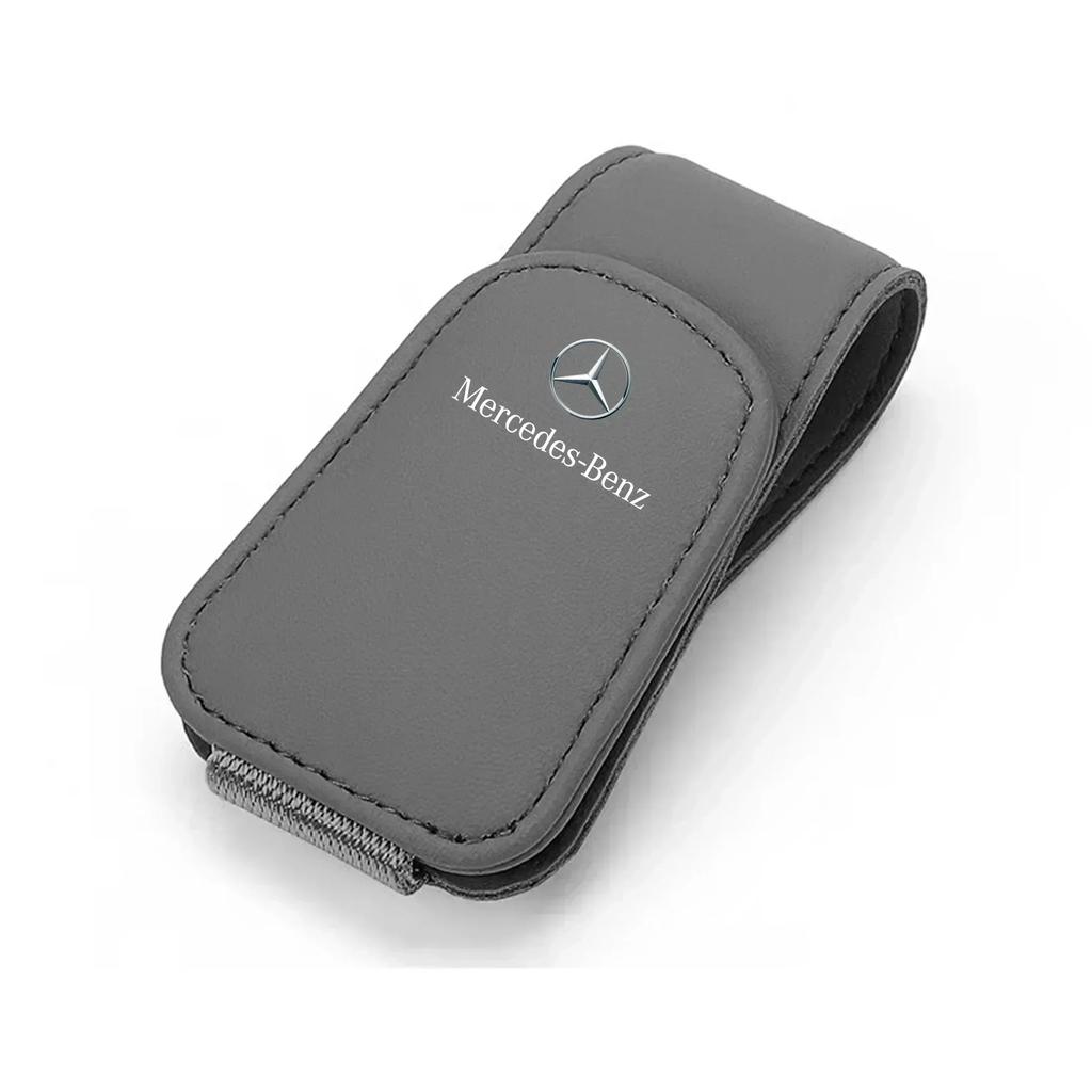 SFL1 Car Glasses Clip Sunglasses Ticket ID Holder For Mercedes Benz W117 W176 W177 W205 204 W213 W253 W156 W218 W166 CLA GLC AMG