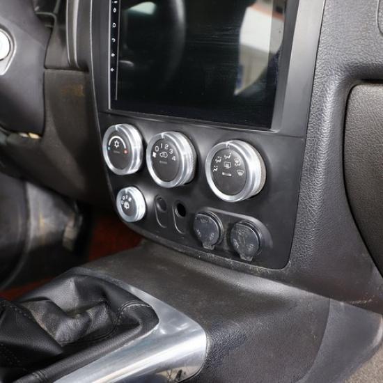 Alloy Center Console Switch Button Ring Knob Covery trim For Hummer H3 2005-09
