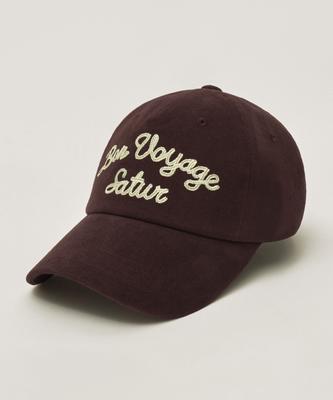 Seteo Bon Voyage 5 Panel Ball Cap Burgundy