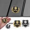 3D Metal Car Badge Emblem Body Sticker Trunk Decorative Decal For Suzuki SX4 Grand Vitara Jimny Baleno Alto Swift Accessories