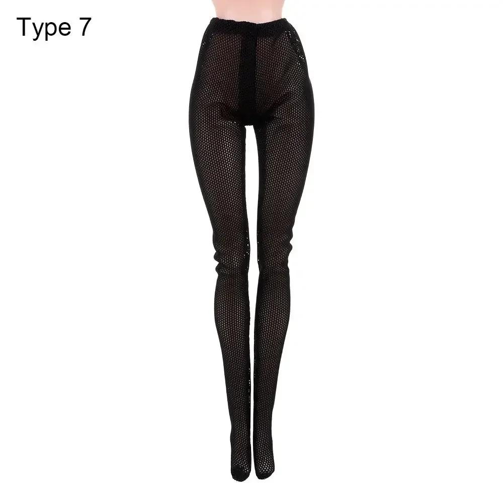 1/6 Doll Silk Stocking Small Fishnet Tights Miniature Pantyhose Plaything Panty Hose Elastic Legging Suit Bottoms Sock Doll Accessories