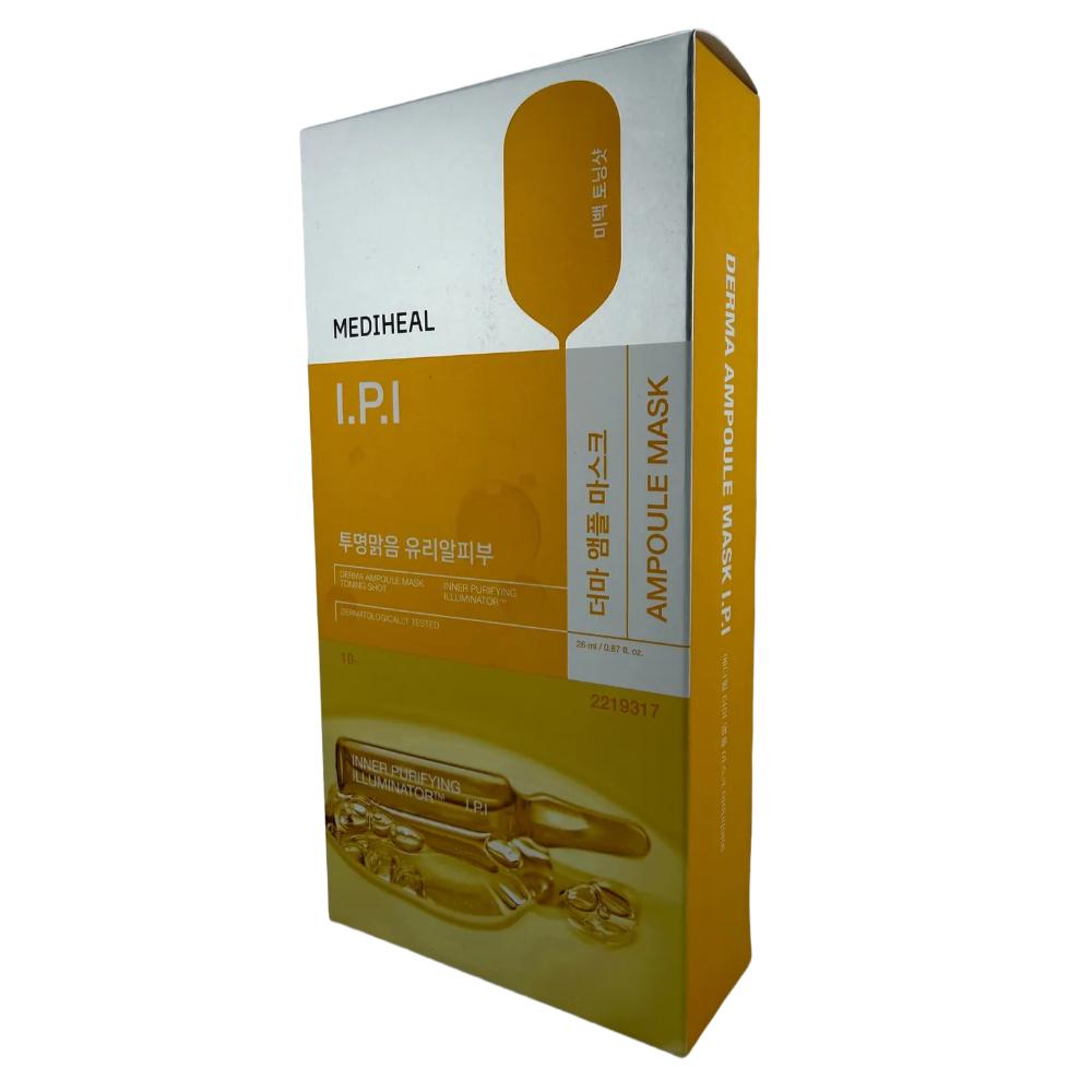 Mediheal Derma Ampoule Mask I.P.I 10 шт. Интенсивное увлажнение и восстановление кожи тканевая маска