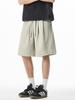 Vintage Style Shorts With Letter Embroidery For Youths