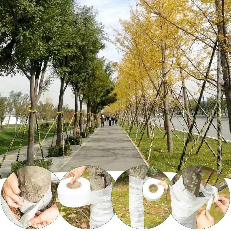 Garden Tree Wrap Insulation Cloth Cold Resistant Non-Woven Tree Wrapping Tape Landscaping Maintenance Thermal Insulation Cloth