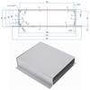 Custom CNC Machined Aluminum Alloy Shell with Drilling and Stamping